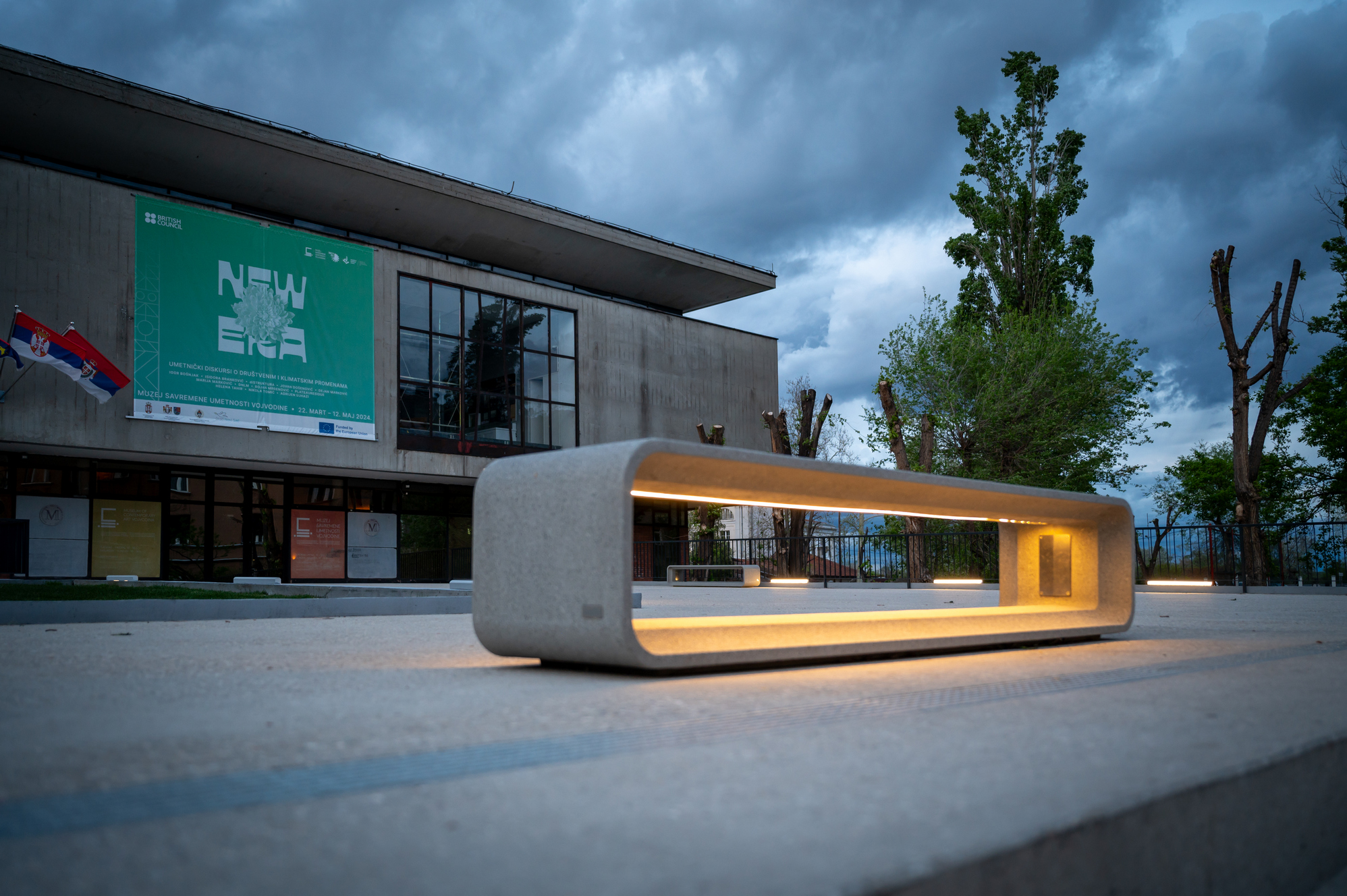 Vojvodina当代艺术博物馆前高原翻新丨DBA doo-18