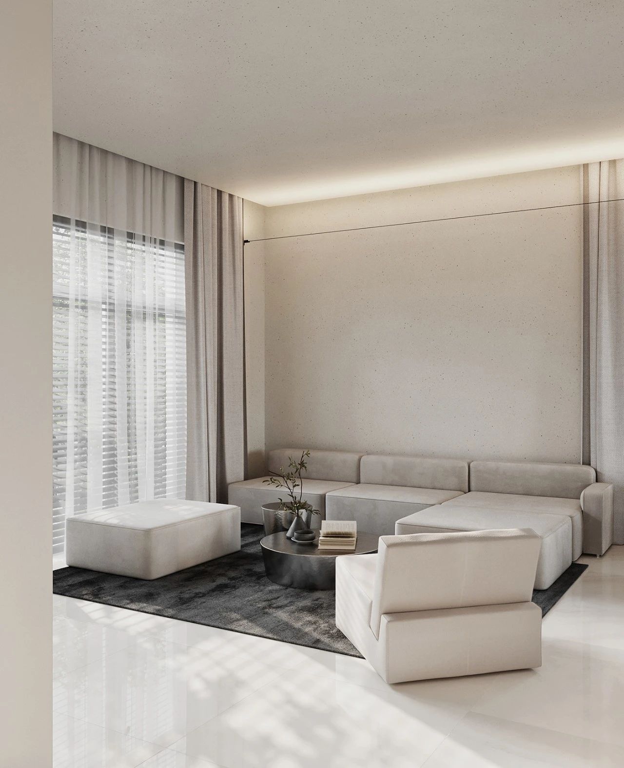 俄罗斯简约优雅公寓设计丨VERITY DESIGN-5