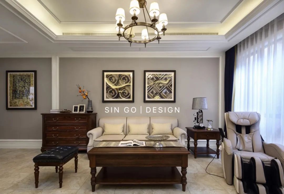 湖畔御园美式联排别墅设计丨星杰-16