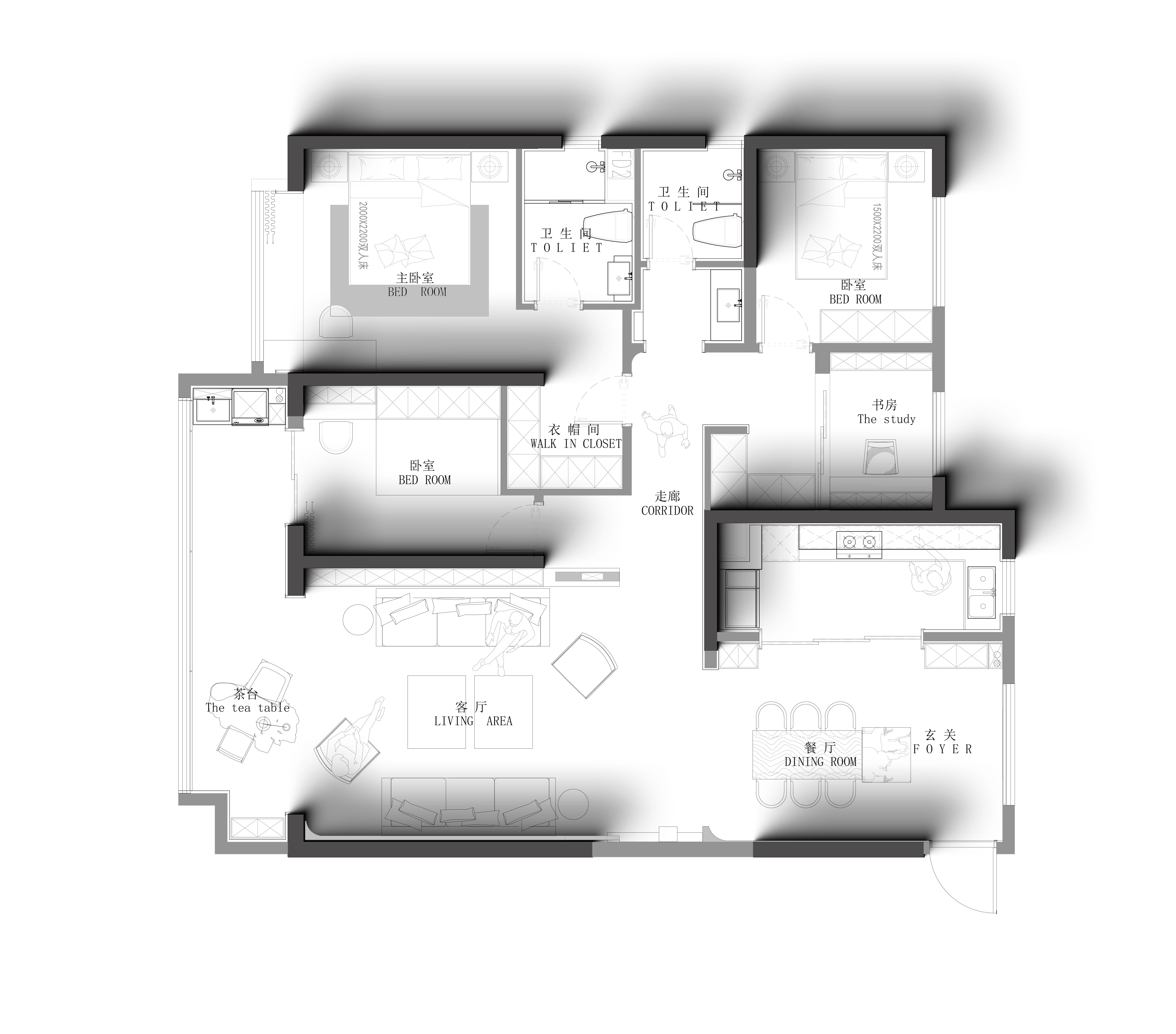 国岳府丨上海众合铂纳空间设计-28