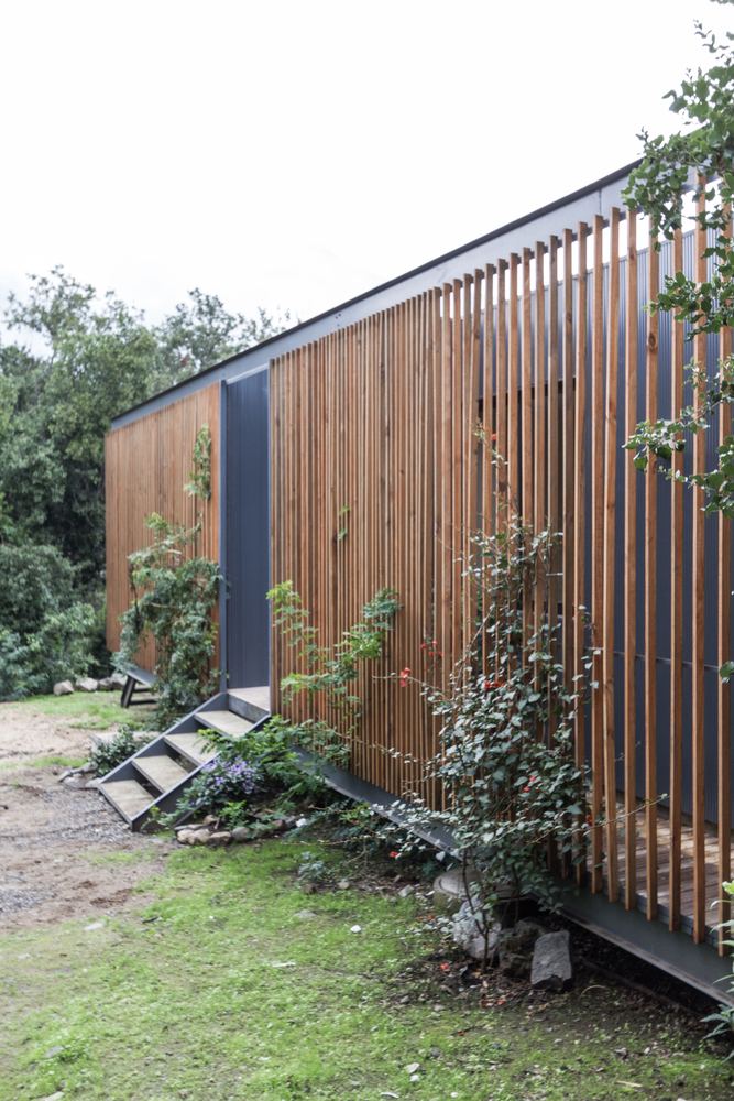 智利奥尔穆埃森林中的悬浮家庭住宅-55