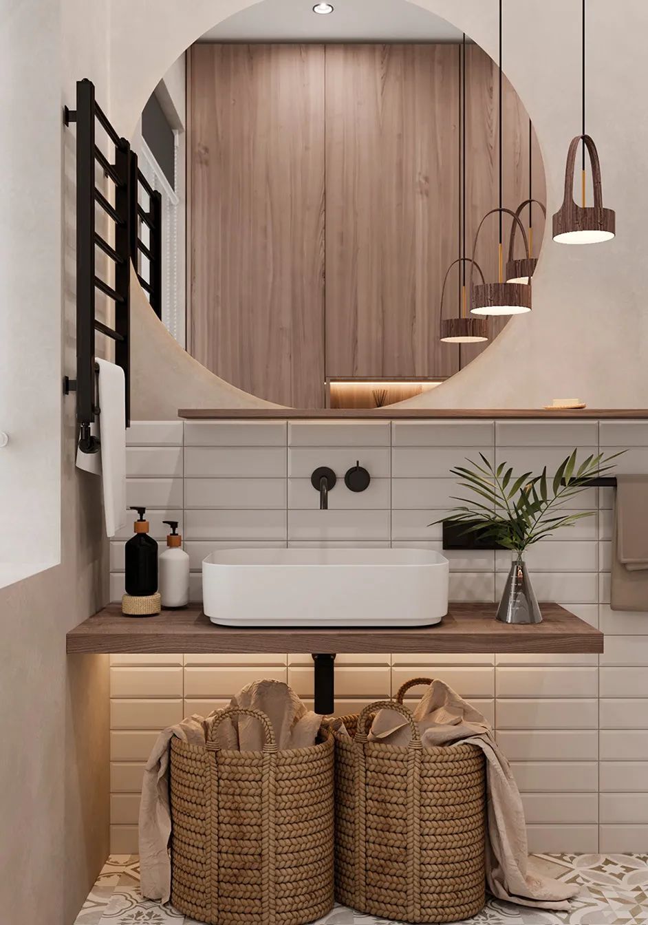 85㎡现代轻奢三居室设计丨Alexander Bocharov-73