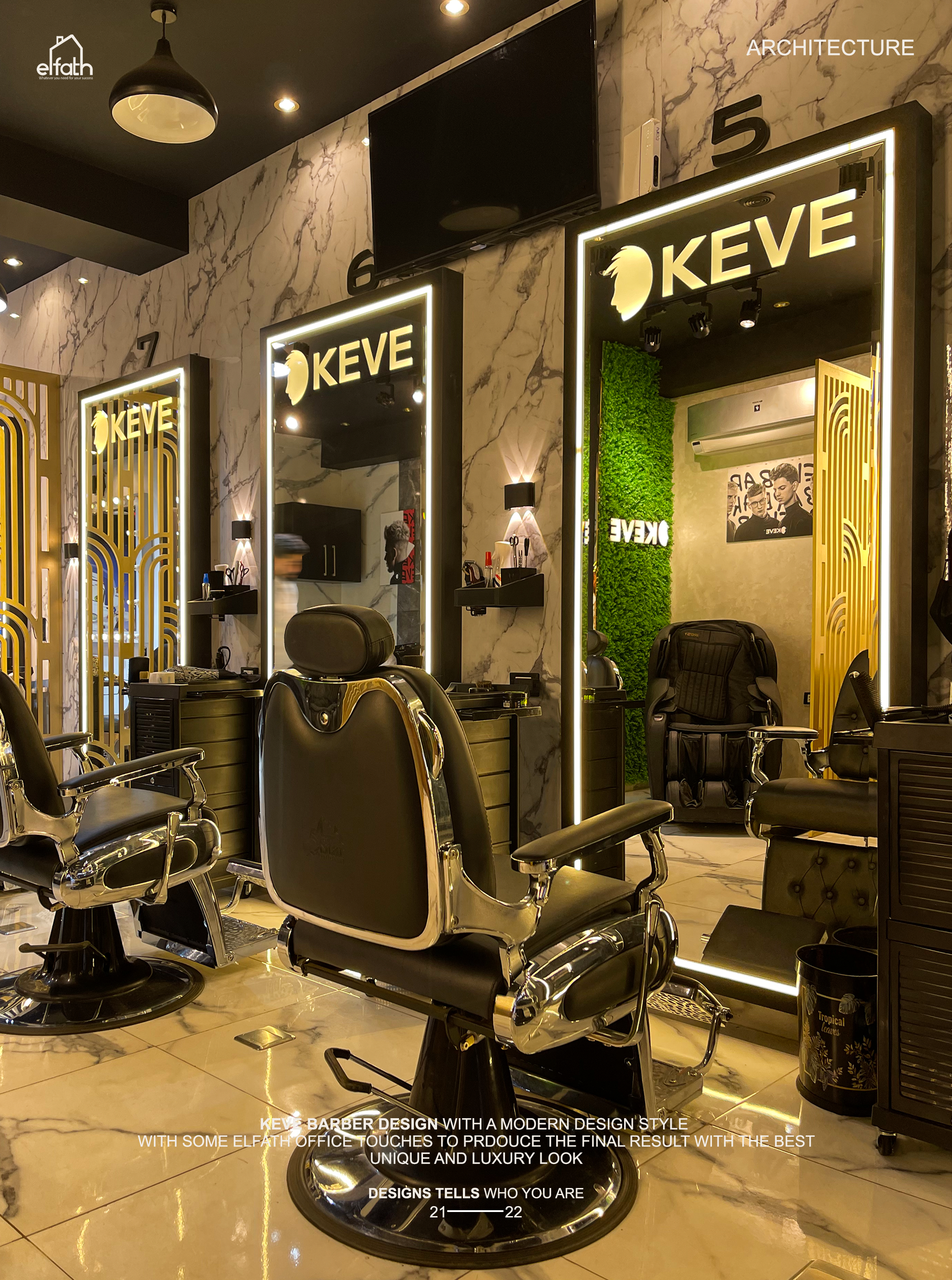 Keve barber - interior design --0