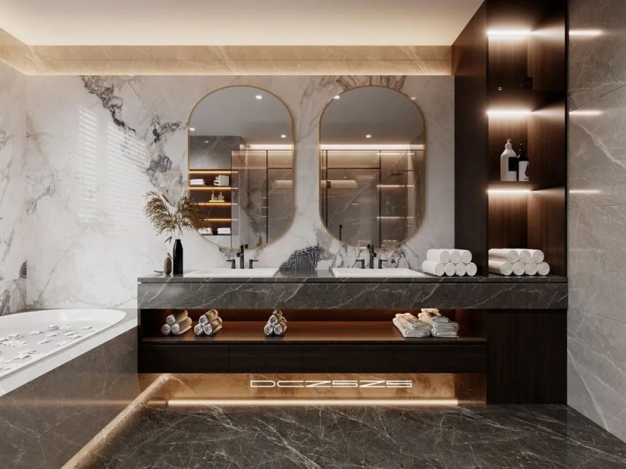 九江誉江华府现代轻奢别墅丨中国九江丨木美空间设计-118