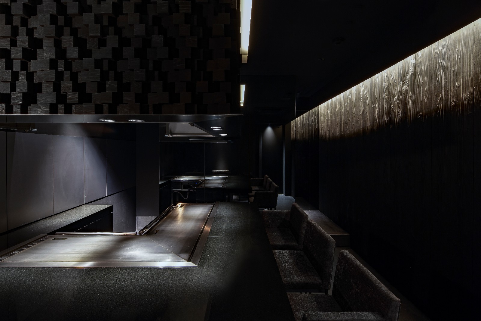 大阪25㎡柜台式铁板烧餐厅-4