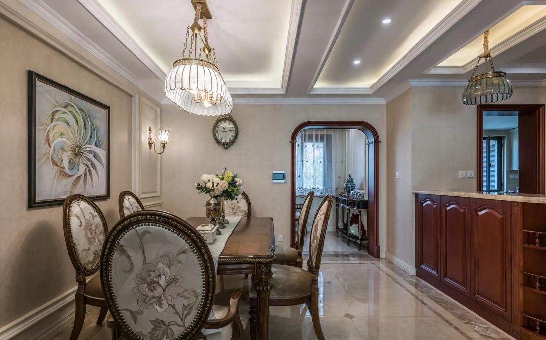 美式古典融合中式禅意复古美家丨意巢设计事务所-42