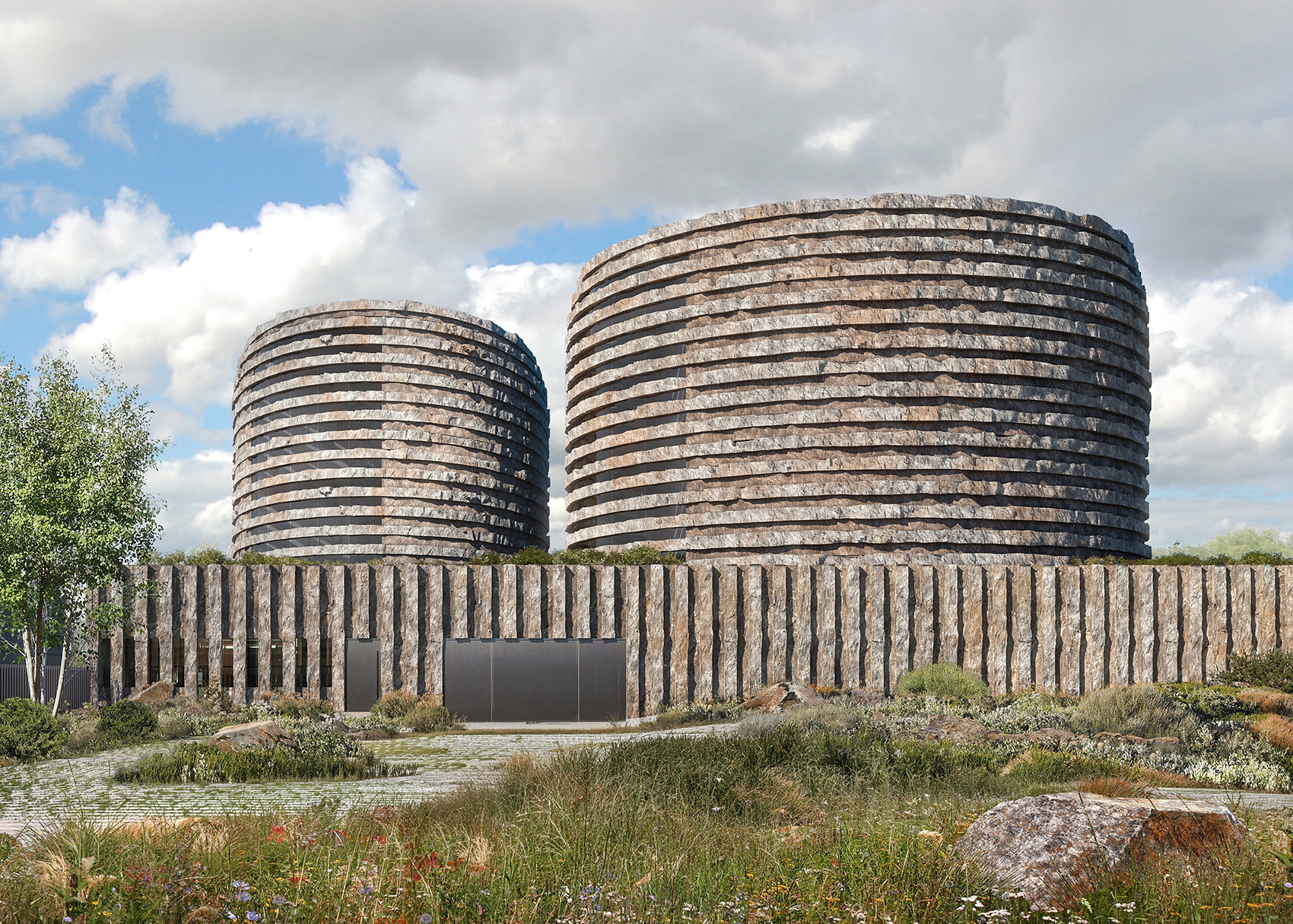 “石之云”数据中心丨瑞典斯德哥尔摩丨Carl Fredrik Svenstedt Architects-18