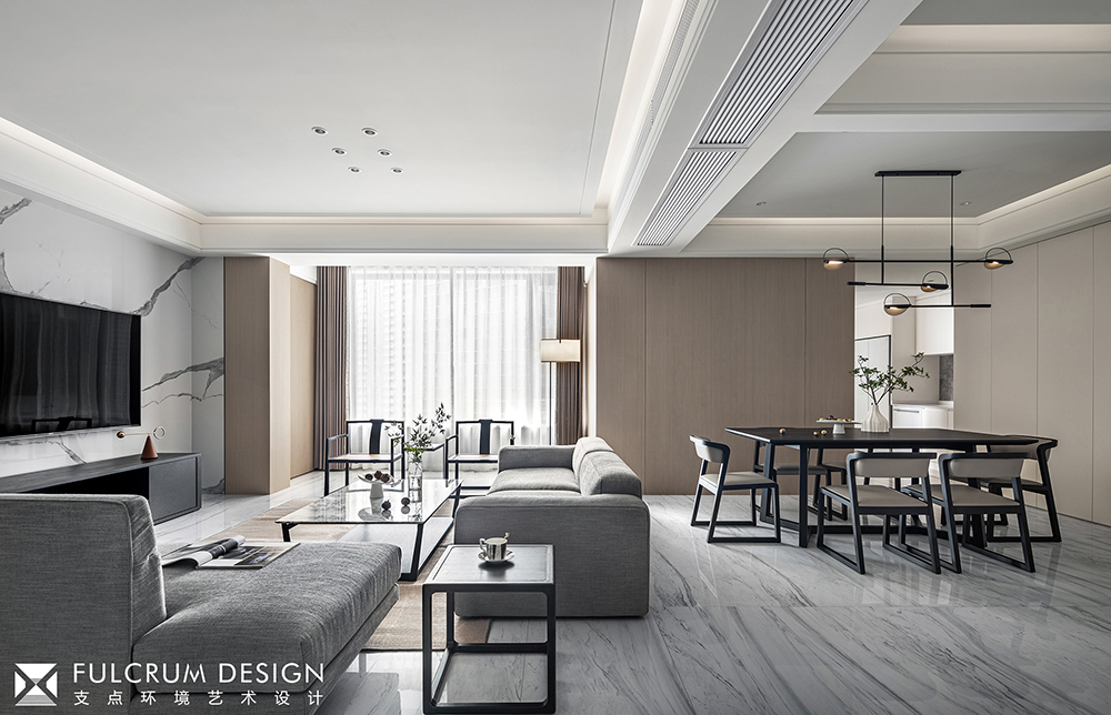 绿地金融国际现代简约风住宅设计丨艺境陈设软装-29