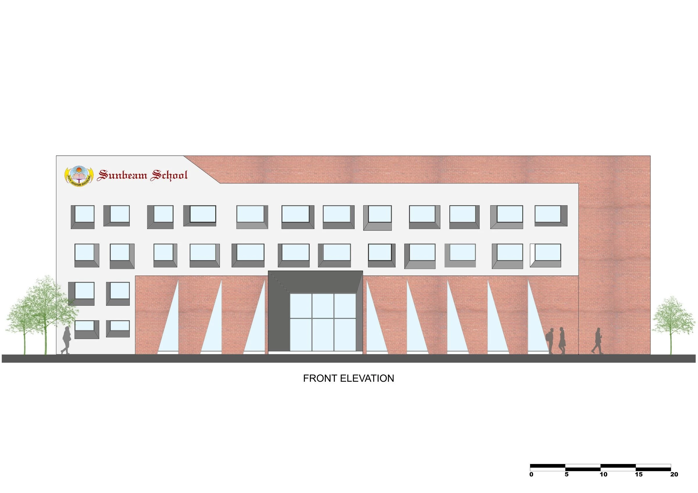 Sunbeam School 扩建丨印度丨Anagram Architects-22