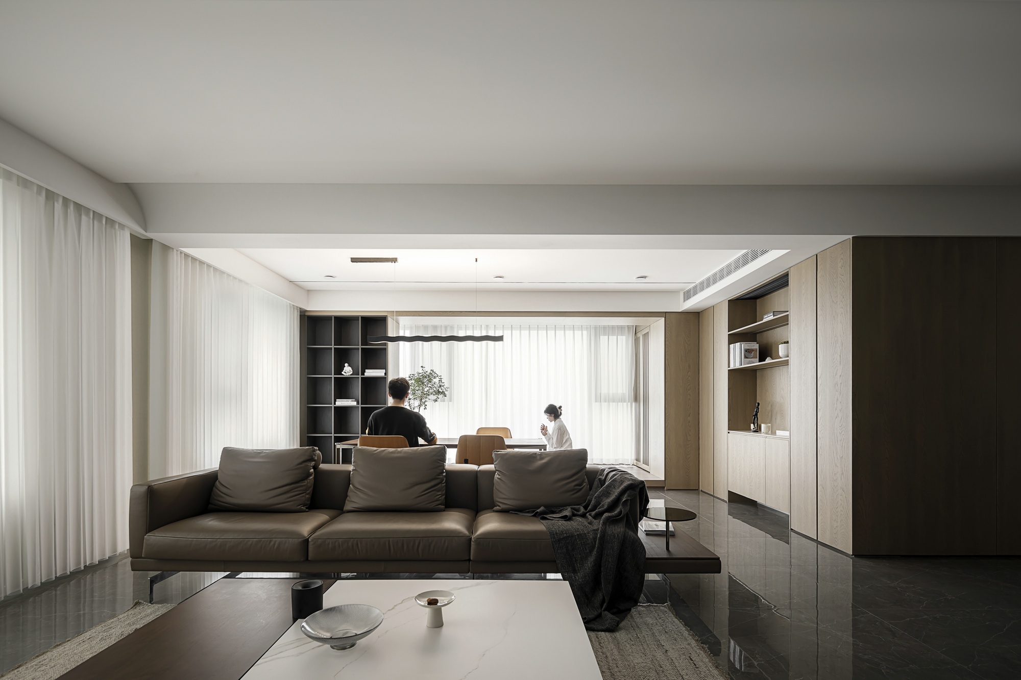 壹石实景 • 别墅的尺度,平层的舒适-22