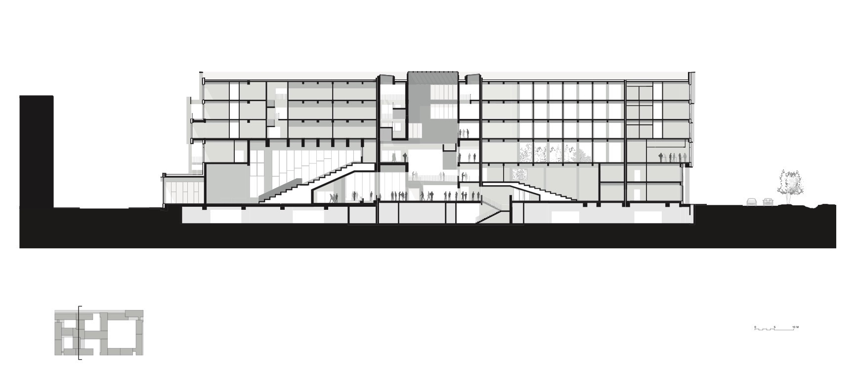 巴黎近郊 MinesTelecom 研究所丨法国巴黎丨Grafton Architects-25