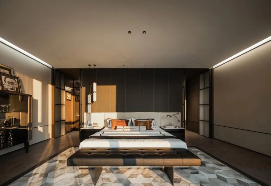 武汉沙湖中心·云玺 样板间丨中国武汉丨李益中空间设计-53