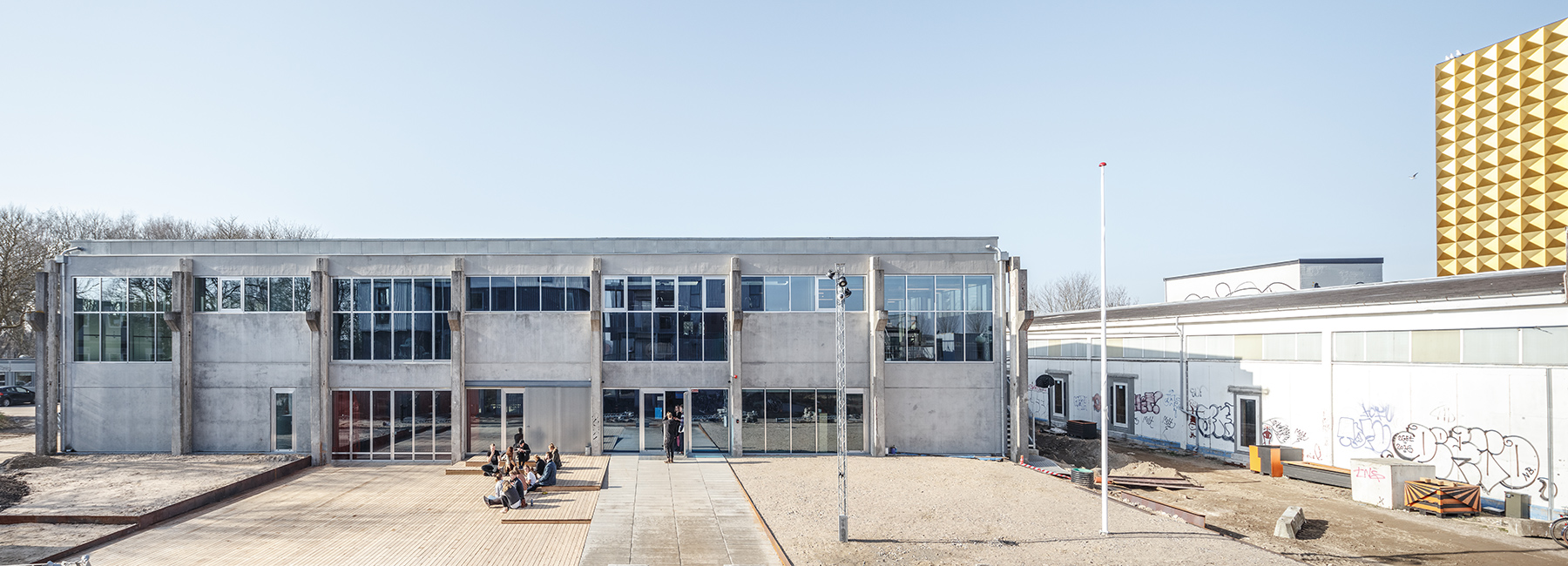 Roskilde音乐节内音乐学校项目丨丹麦丨MVRDV建筑事务所,COBE工作室-0