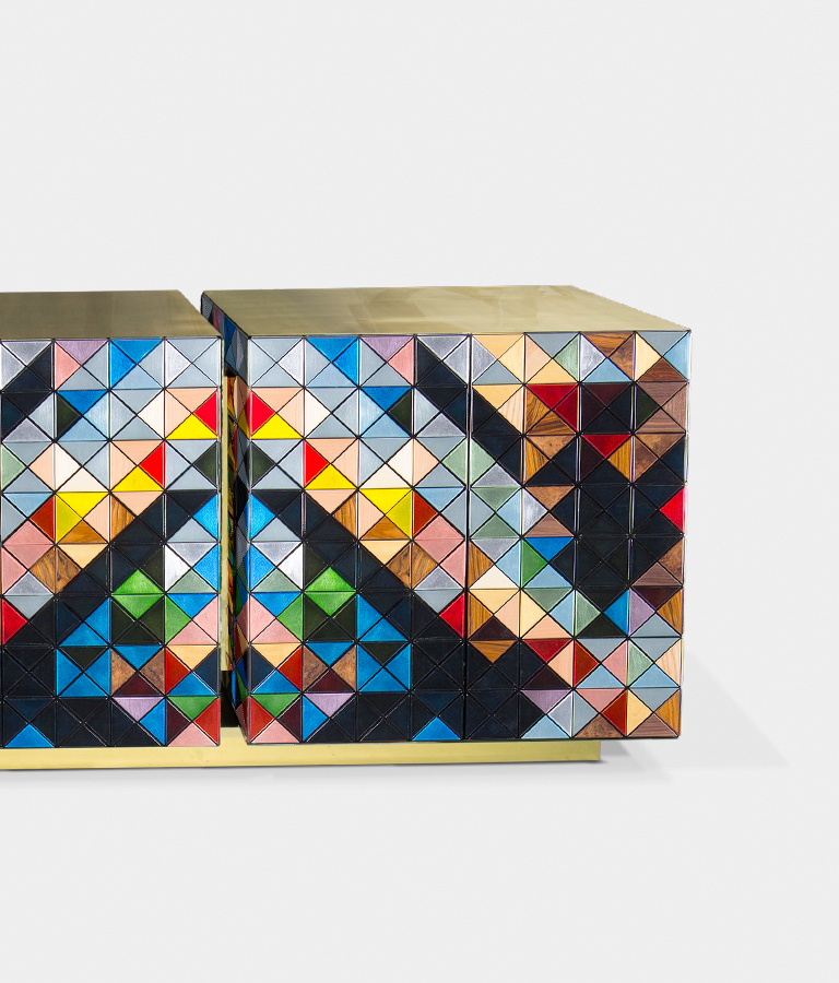 Pi·el Walnut Sideboard（像素胡桃木边柜）-7