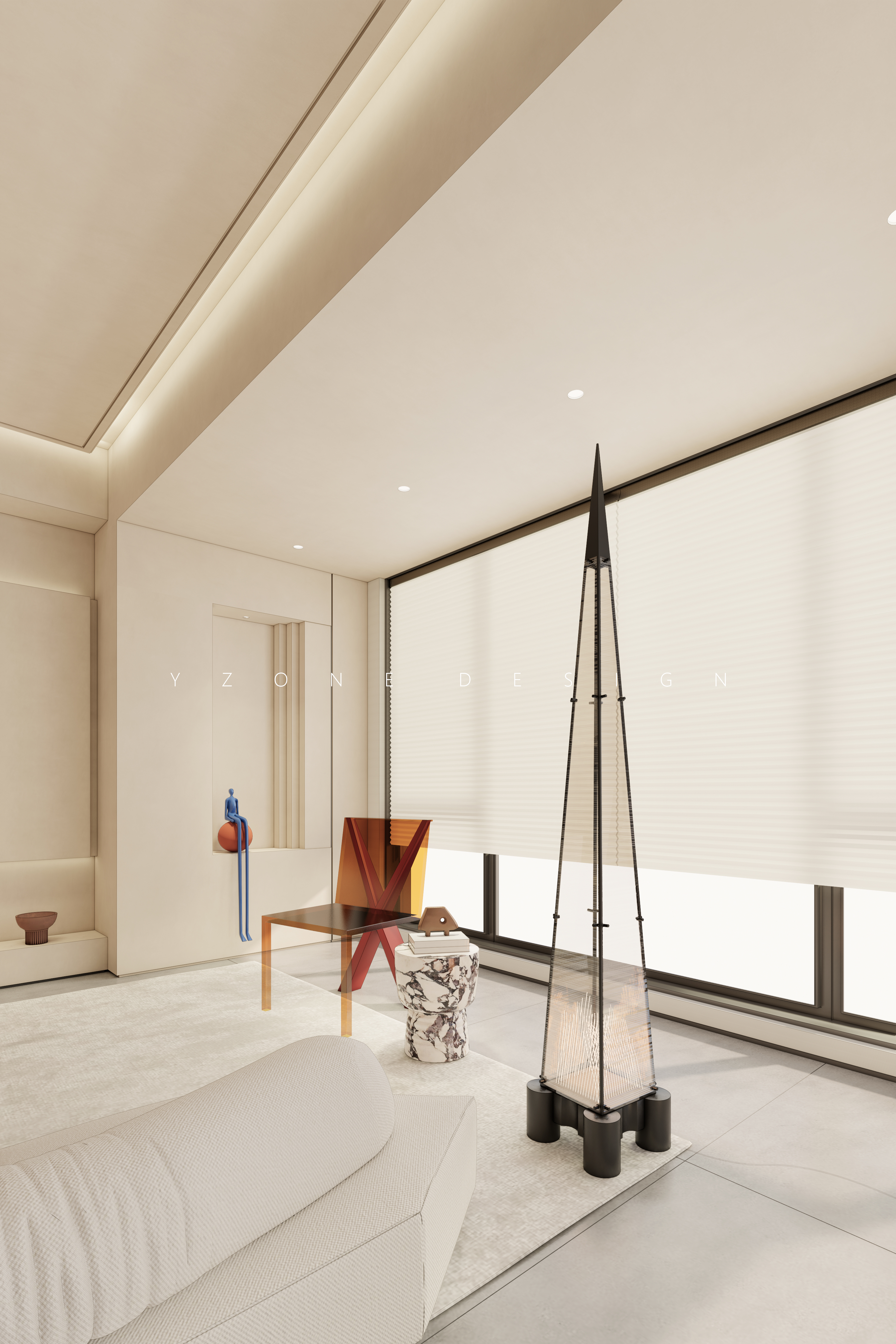 思绪重组红与黑的构建丨中国广州丨YZONE DESIGN-5