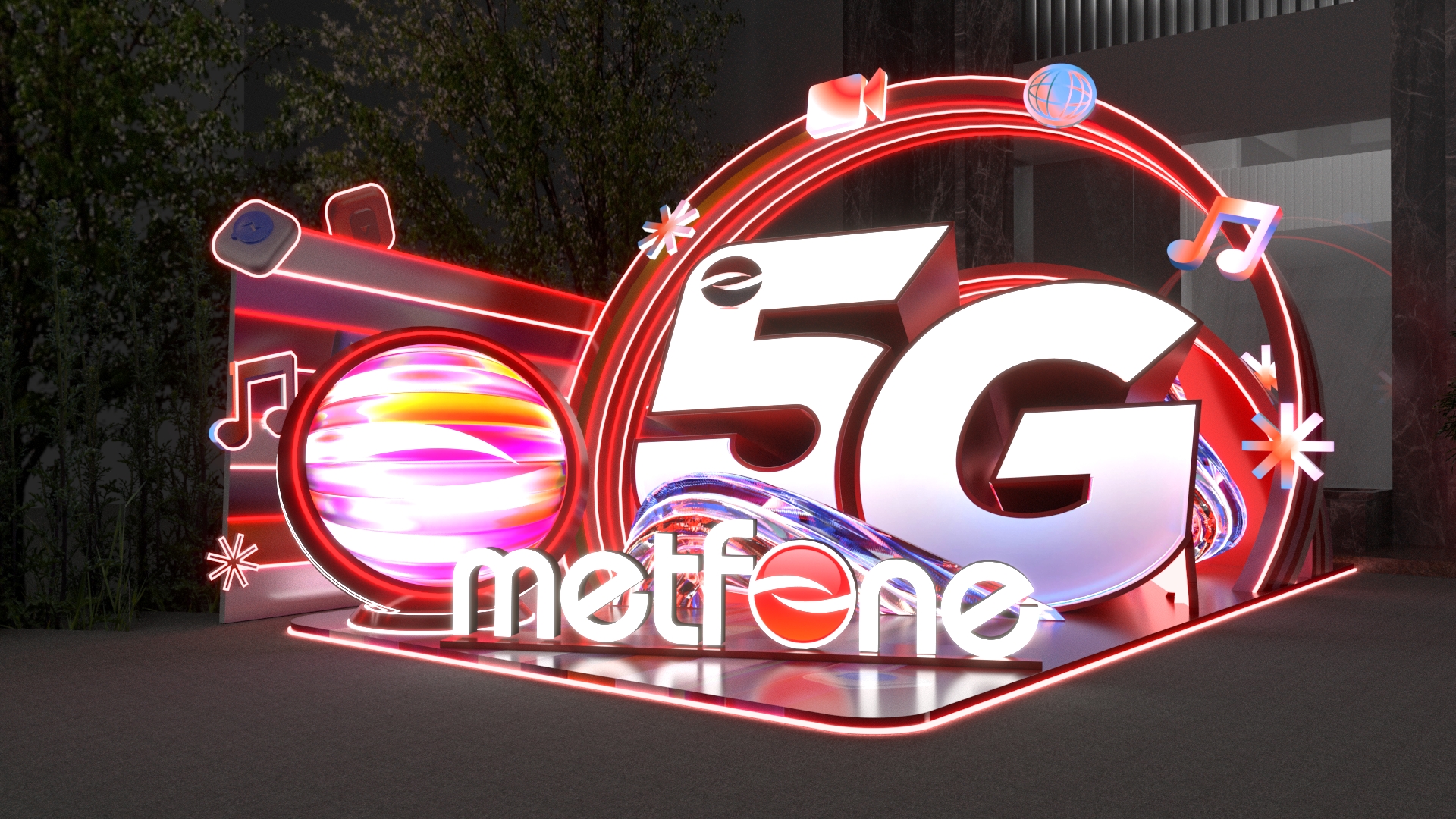 METFONE 5G DISPLAY (5G移动服务庆典展示)丨柬埔寨-4
