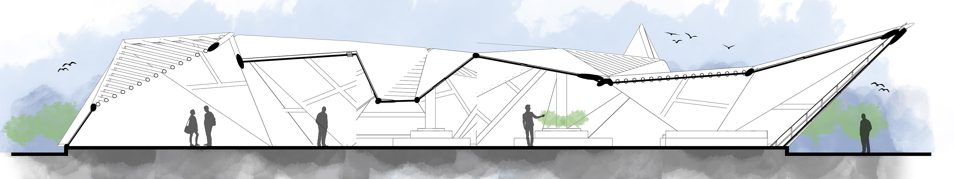 透视亭丨埃及开罗丨开罗大学工程学院建筑系-24