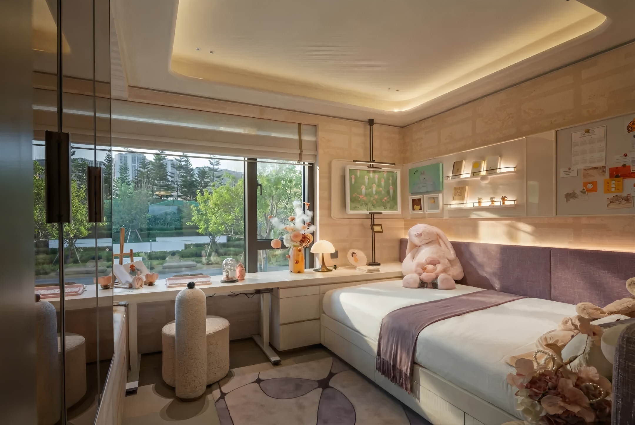 广州金地香山湖·御湖颂别墅样板间丨中国广州丨诗意空间设计-47