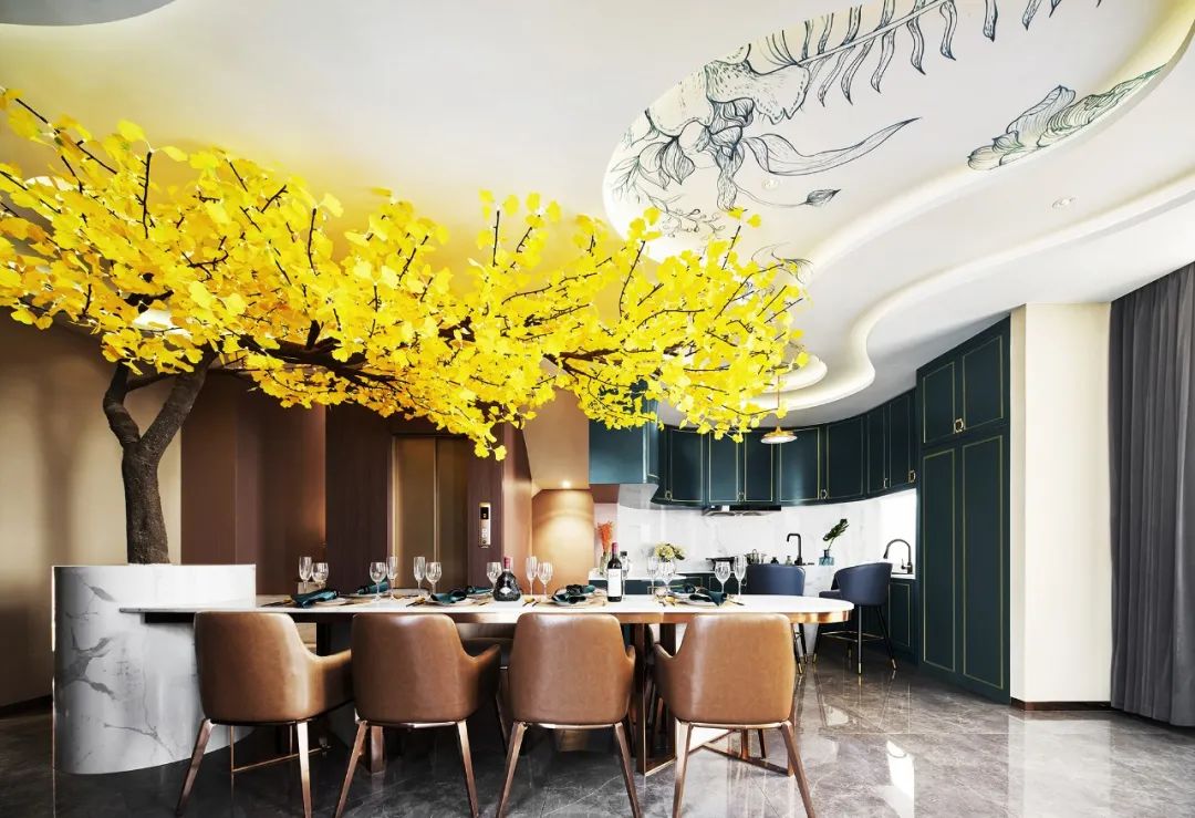 现代独特弧线打造 400㎡的灵动别墅丨新加坡筑维空间设计机构-19