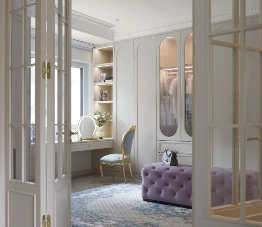 尚层V8实景 | 1000㎡法式柔情独栋别墅,色彩与生活的交响曲-31