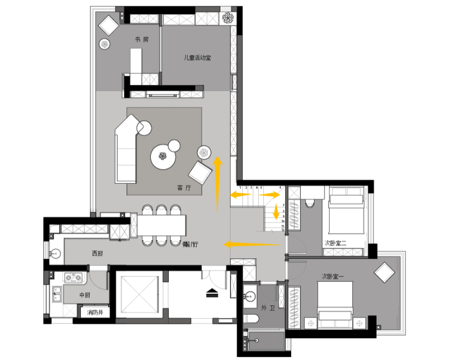 温州碧桂园珑悦 180m²现代简约之家，诠释高级灰的魅力-27