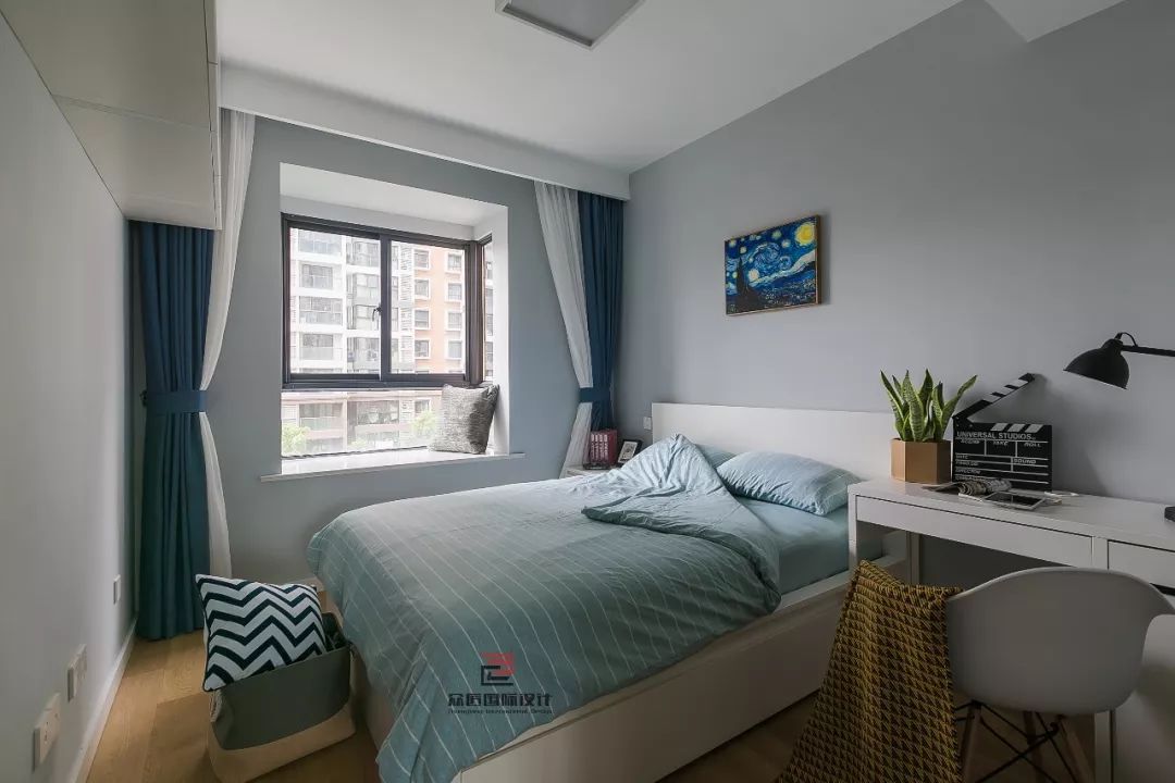 齐门人家 109m² | 原木海蓝,独享自由时光-35