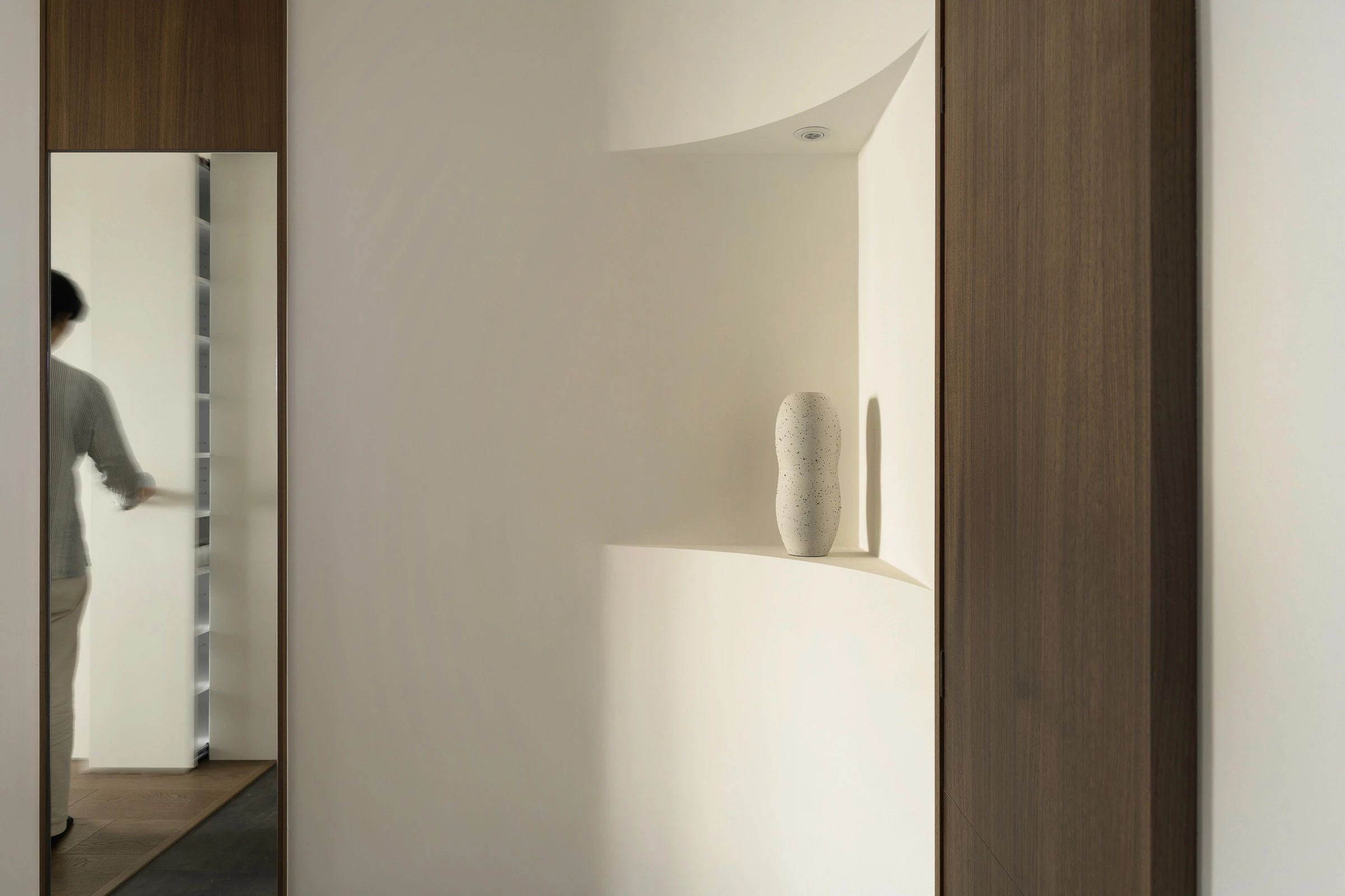 温润奶油风居家空间丨寓子设计-71