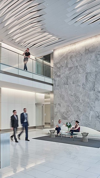 华盛顿大学 2112 Pennsylvania Ave 项目 | Gensler 打造波浪式玻璃幕墙地标-5