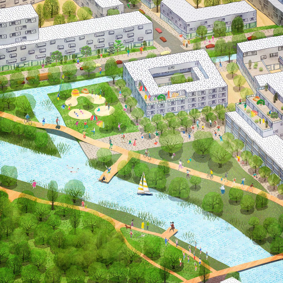 Stadhuiskwartier Hamburg Wilhelmsburg-8