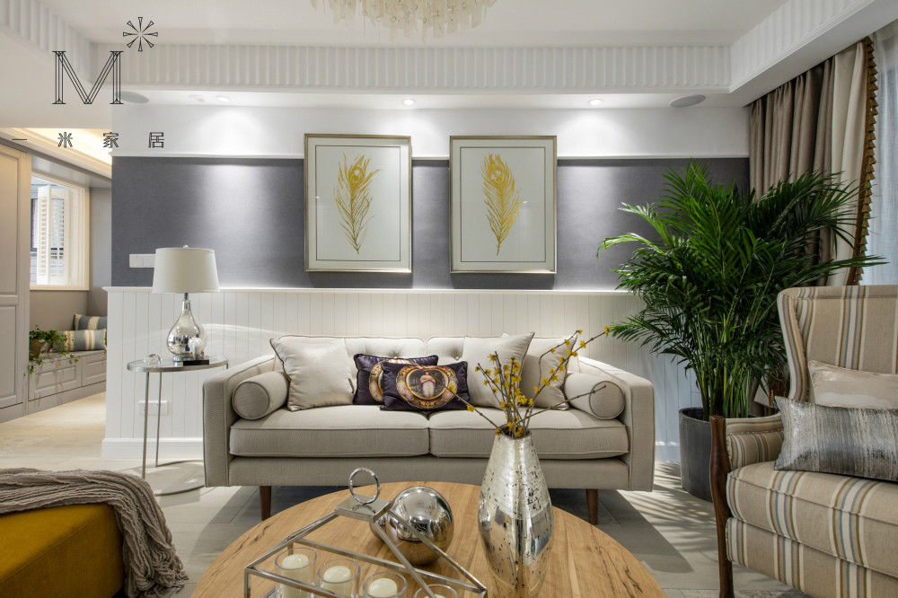 常州星河国际 143㎡美式公寓 | 北欧元素融入的柔美空间-3