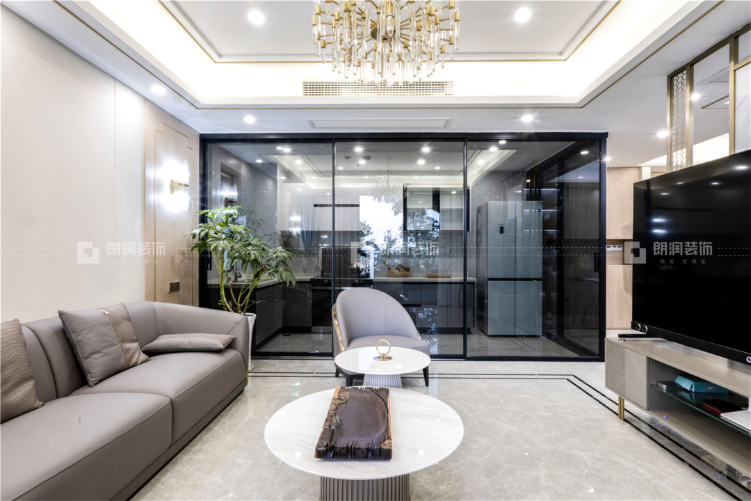 七一广场142㎡轻奢三居设计丨中国成都丨朗润装饰-24