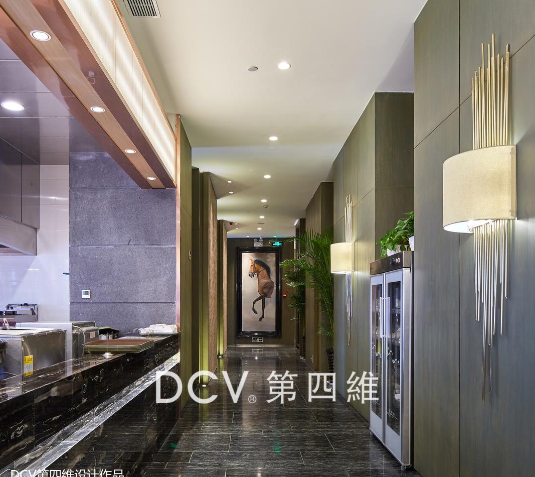 西安高端霸气中餐厅设计·粤珍轩时尚粤菜（阳阳国际店）-8