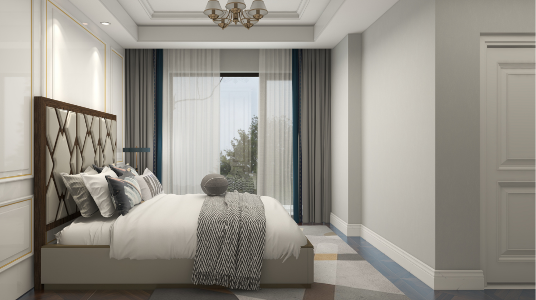 美式复古别墅设计丨洛克整案设计中心-74