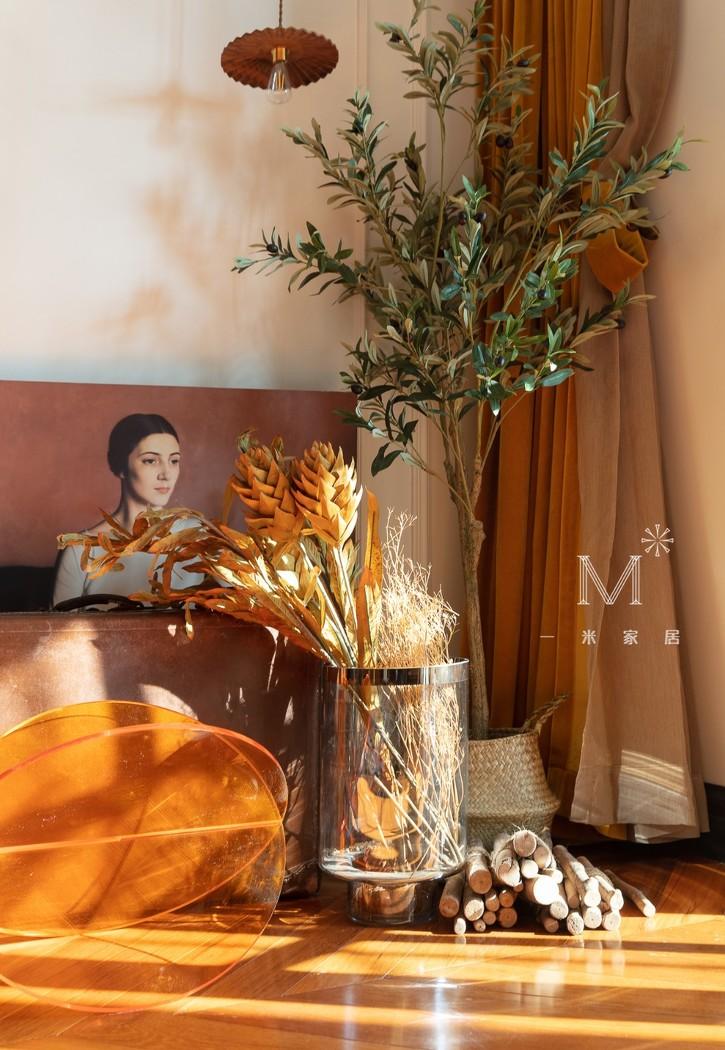 平层丨【一米家居】摩登与复古交织的旧时光-7