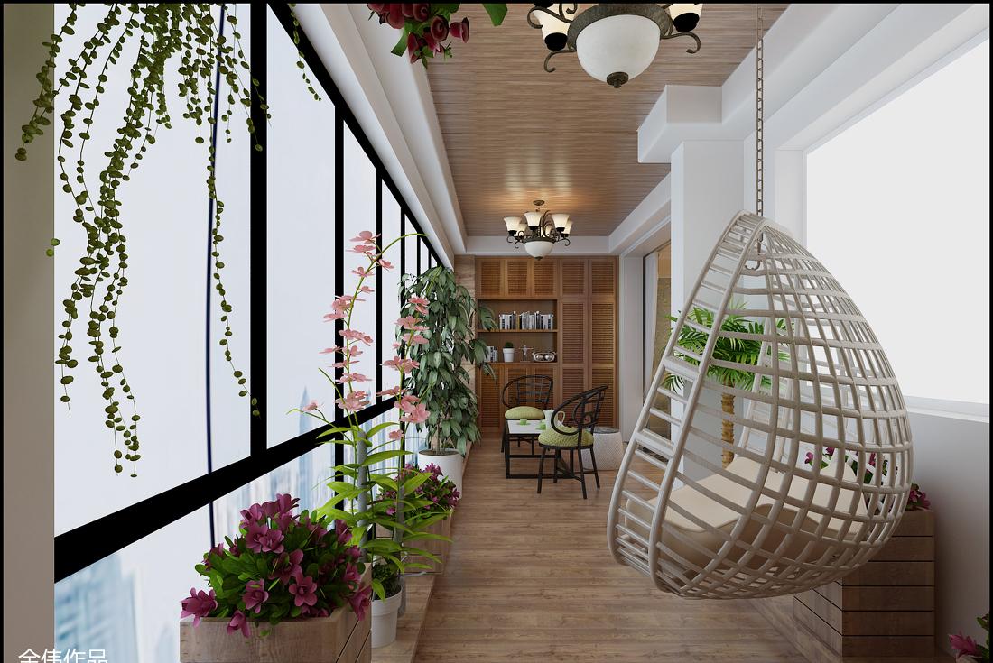 中央大道田园美式混搭设计-14