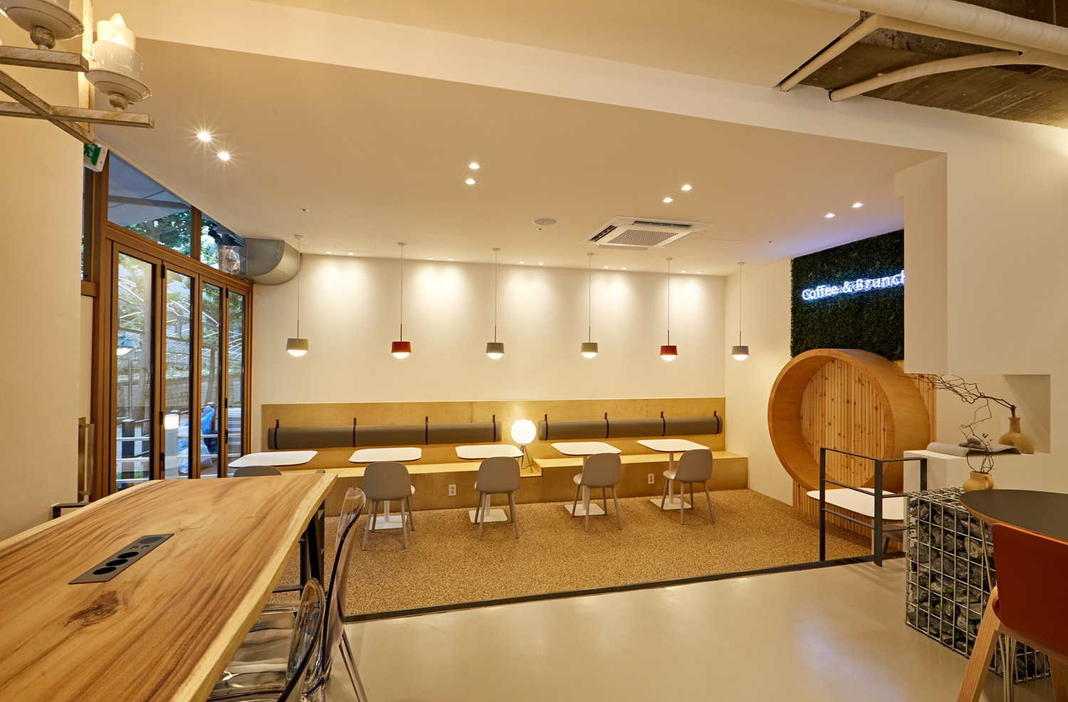 现代简约风白&木 44 平咖啡厅设计-9