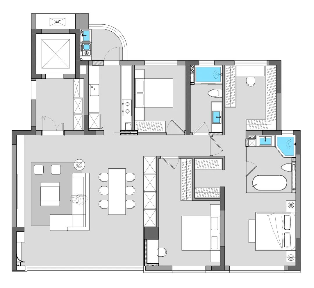 重庆壹号院的精致生活空间丨中国重庆丨空一筑造-26