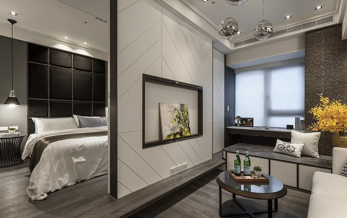 得比空间设计--11坪时尚简约住宅-14