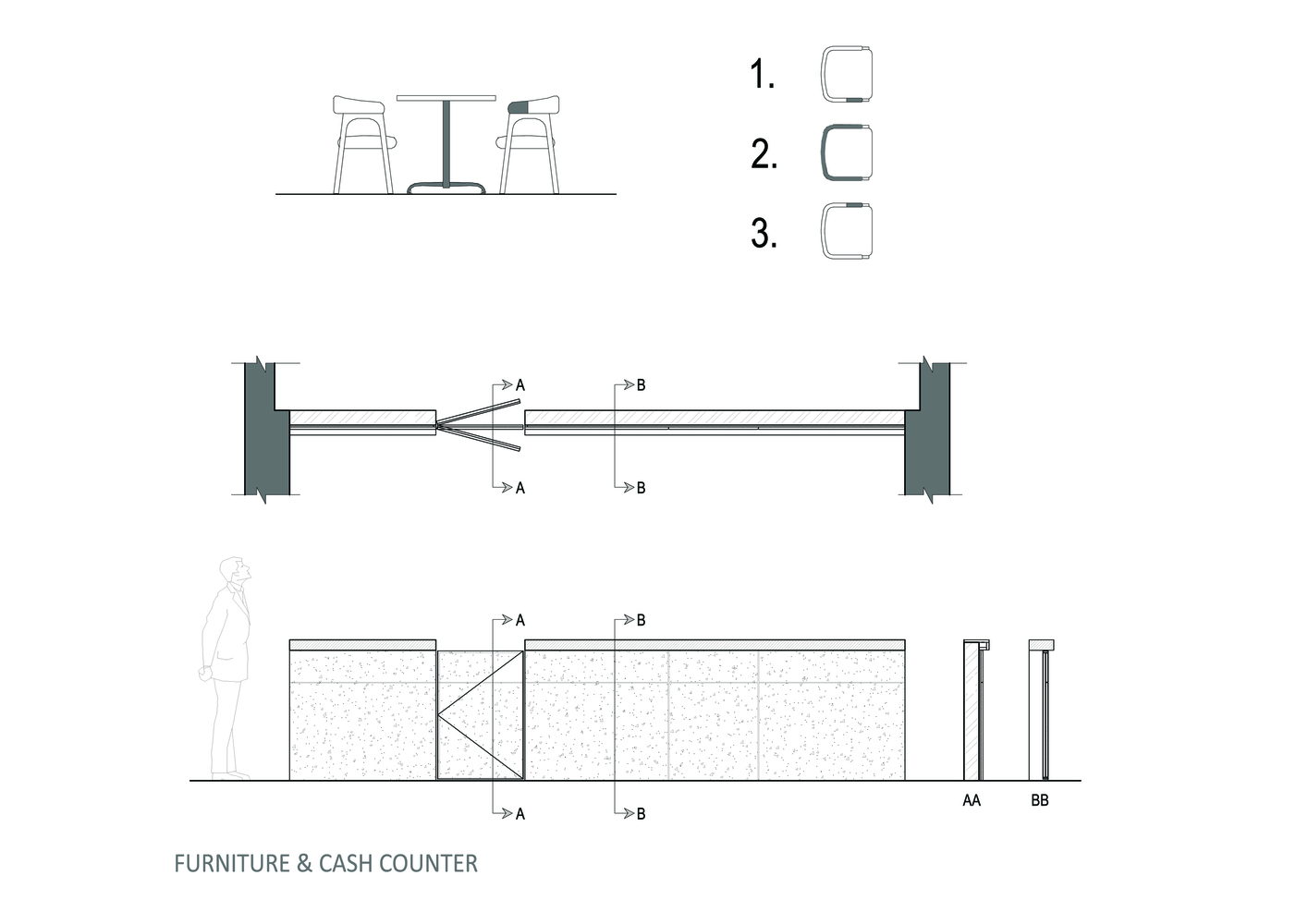 趣味工业风素食餐厅设计-58