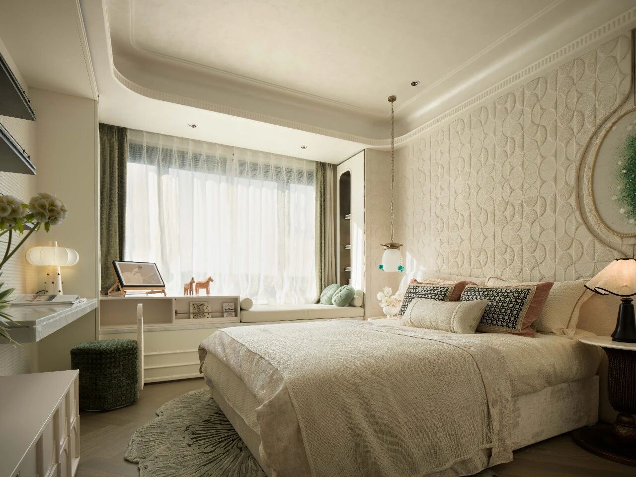 招商琴湖210样板间丨中国江苏丨元禾大千（软装）,未提及硬装设计方-71