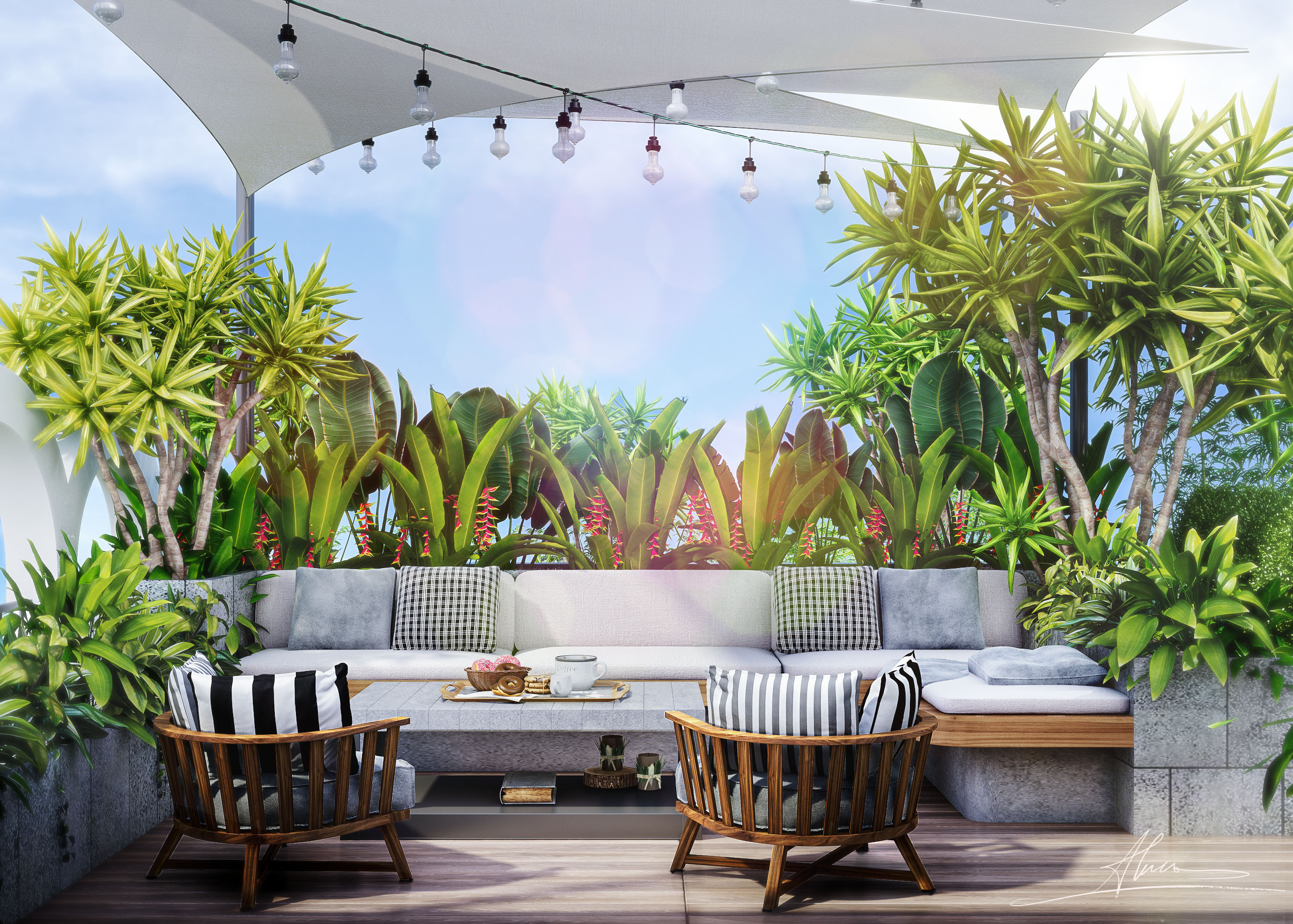 屋顶花园丨越南丨Hungnguyen-11