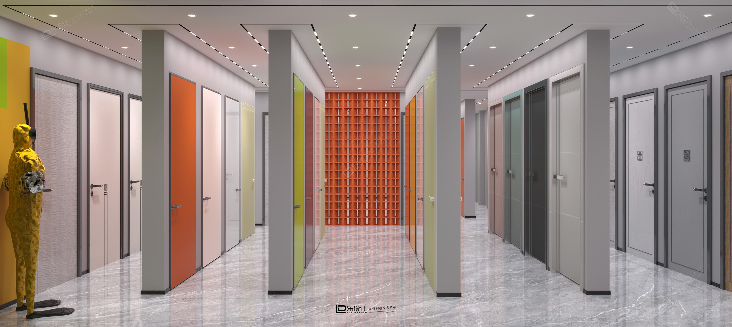 圣都新材料展厅项目丨LD 设计-54