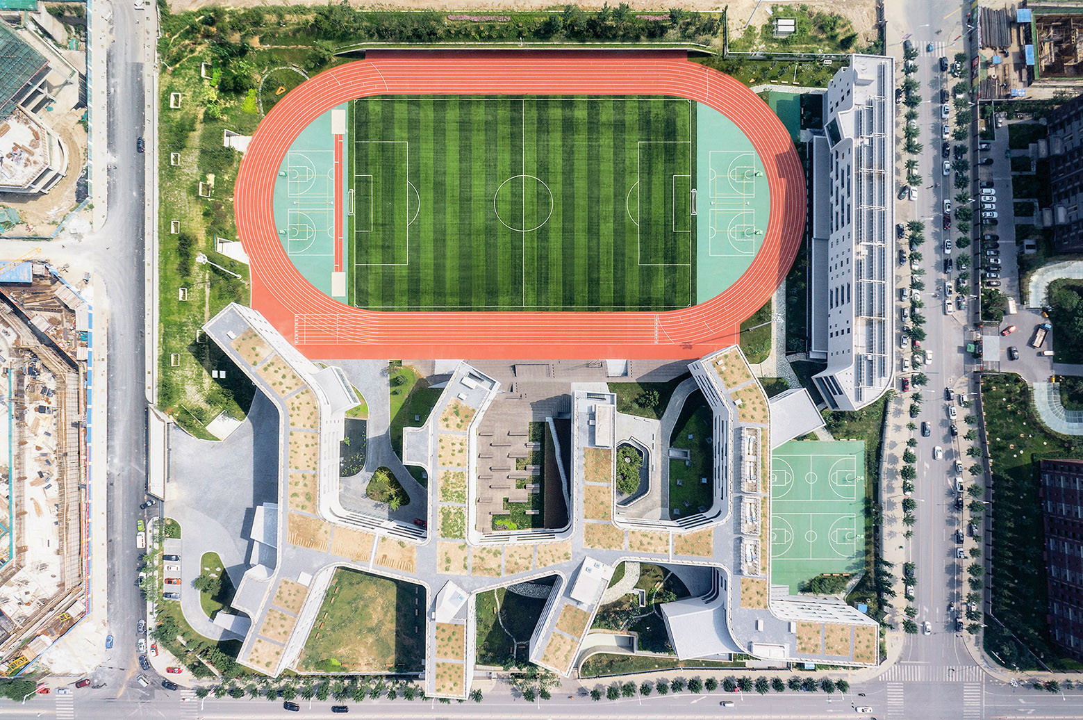 Beijing No.4 High School Fangshan Campus  OPEN Architecture-5