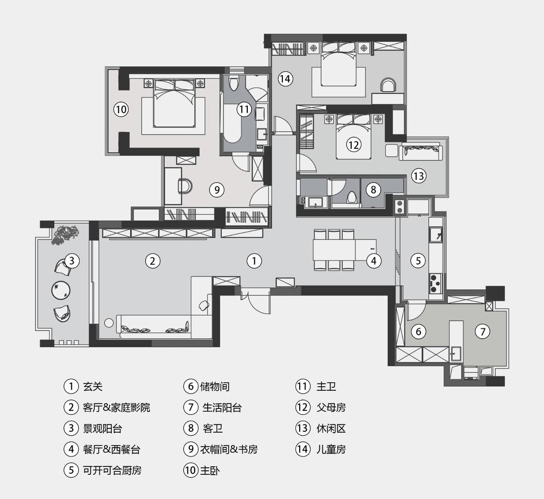 深圳湾里的海景烟雨房-7