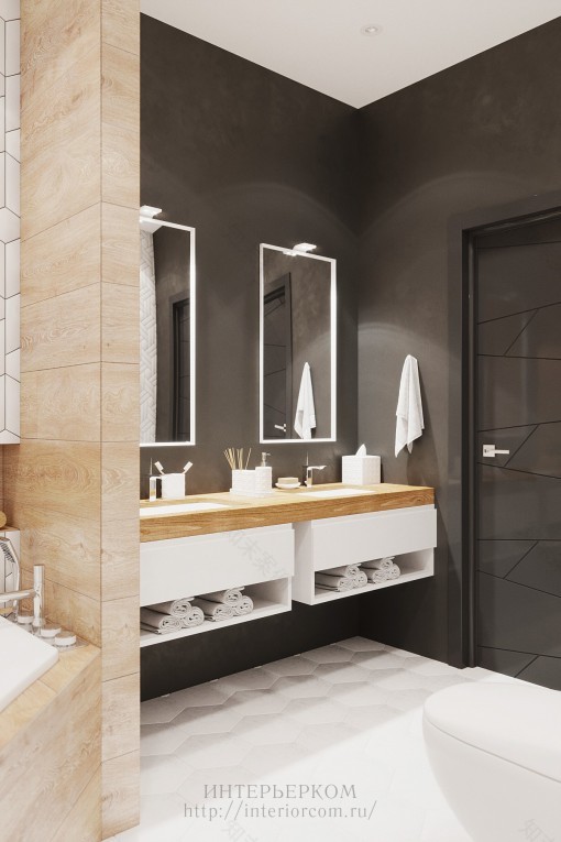 克拉斯诺达尔郊区住宅室内设计丨俄罗斯克拉斯诺达尔丨工作室“Интерьерком”-37