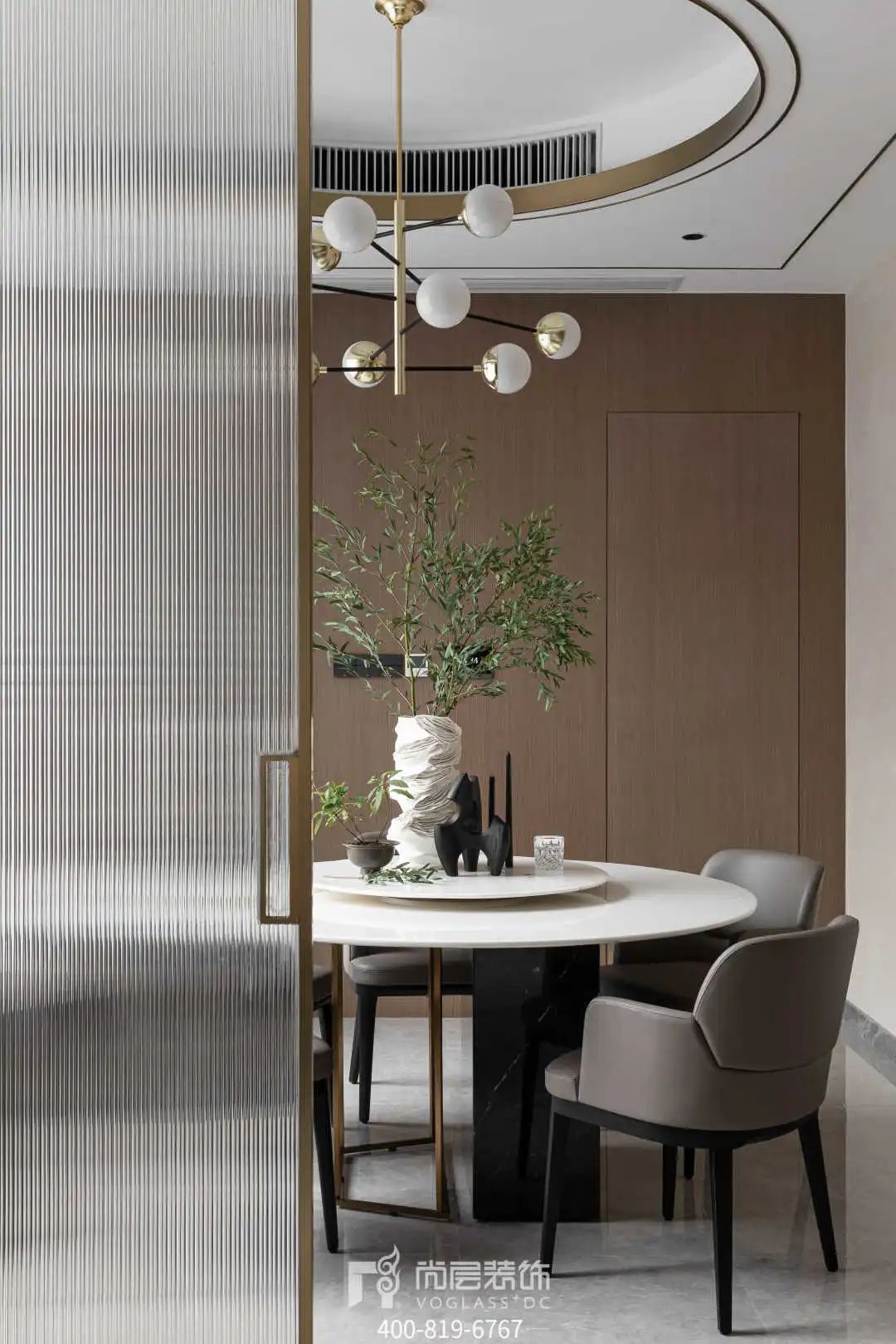 尚层装饰×合景映月台 | 380㎡新中式别墅设计，打造自然放松感-42