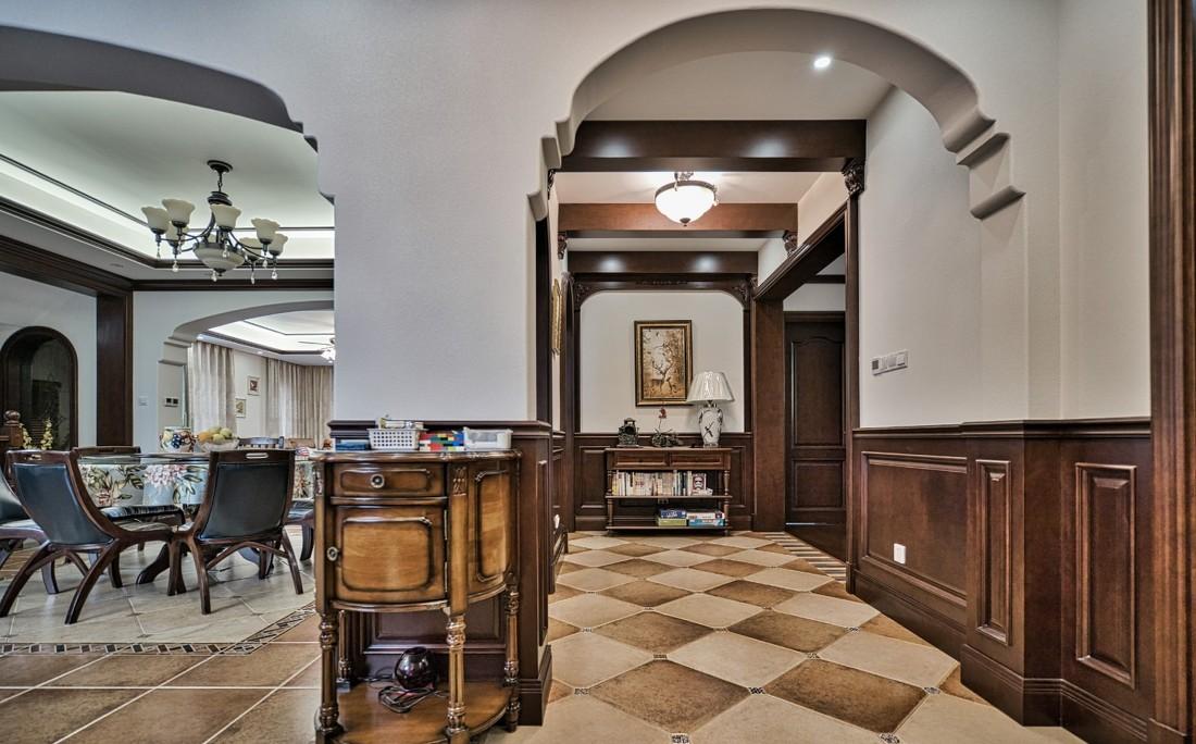 美式家居典范 | 原木浪漫,三客厅设计-2