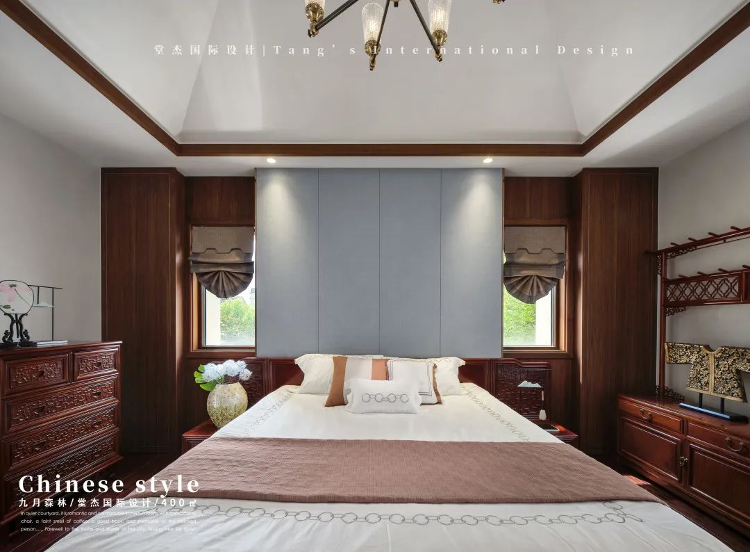 九月森林诗意栖居 · 400㎡新中式别墅丨中国南京丨堂杰国际设计-36