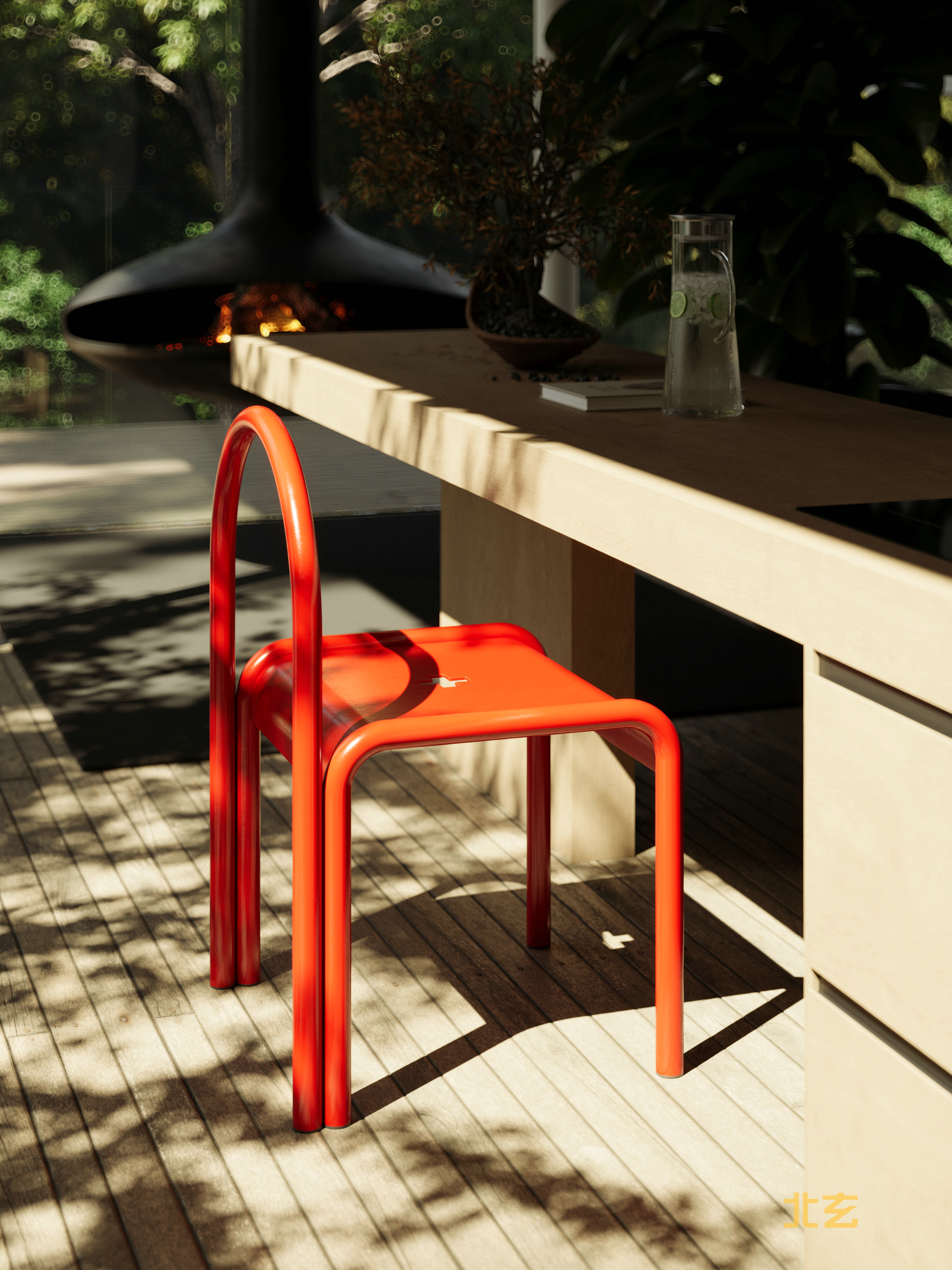 上海北玄/北玄教育/室内外别墅渲染-4