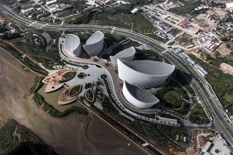 福州海峡文化艺术中心——现代主义建筑的茉莉花语-4